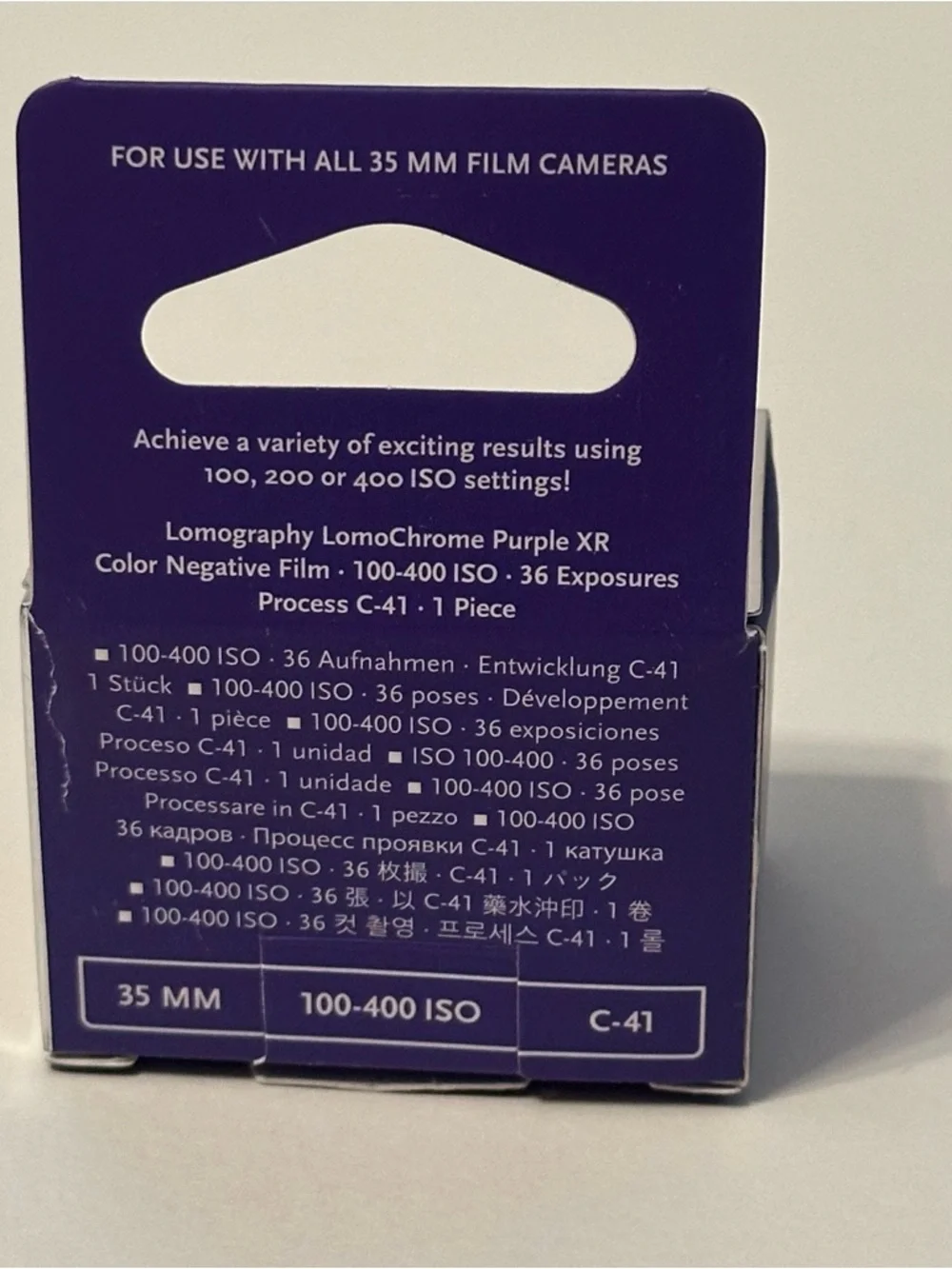 Lomography LomoChrome Purple XR 35mm Color Neg Film Creative Photography EXP8/25